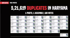 Duplicate votes.